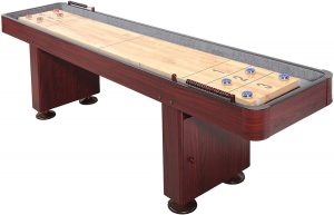 Challenger Shuffleboard Table w Dark Cherry Finish