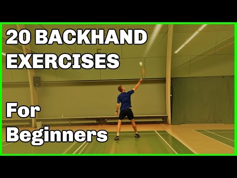 Badminton Backhand Strength Training