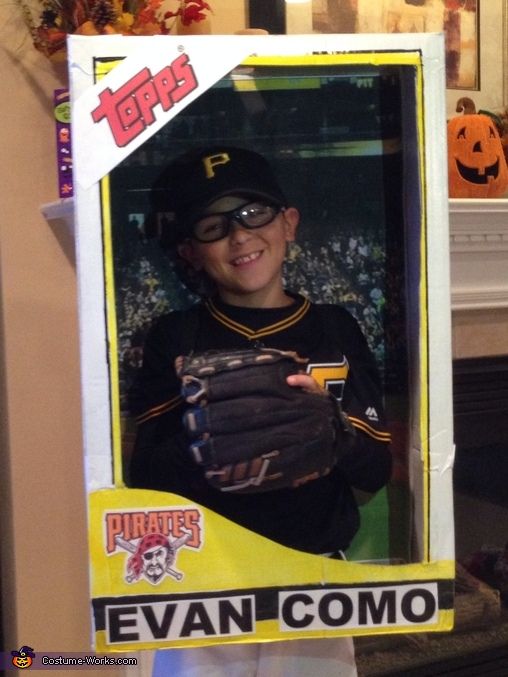 Baseball Card Costume How to Make