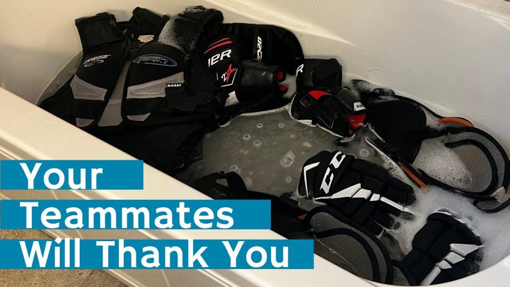 How to Clean Ice Hockey Gear