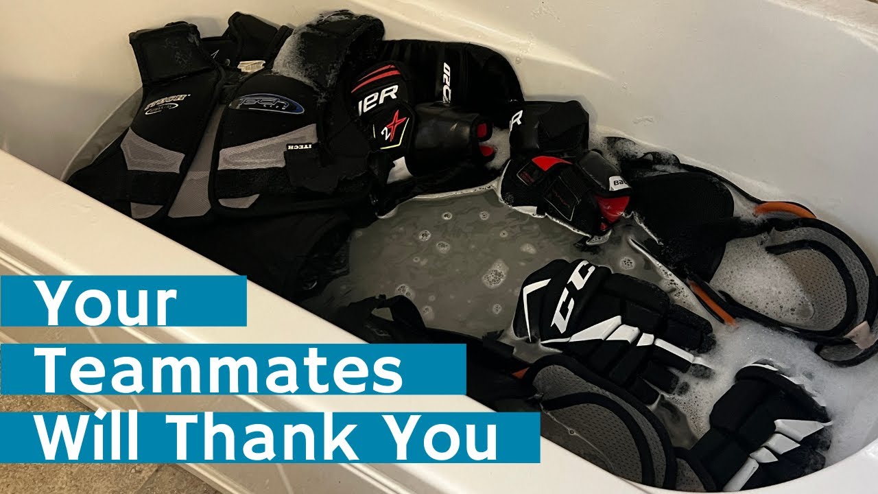 How to Clean Ice Hockey Gear