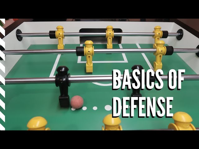 How to Defend in Foosball