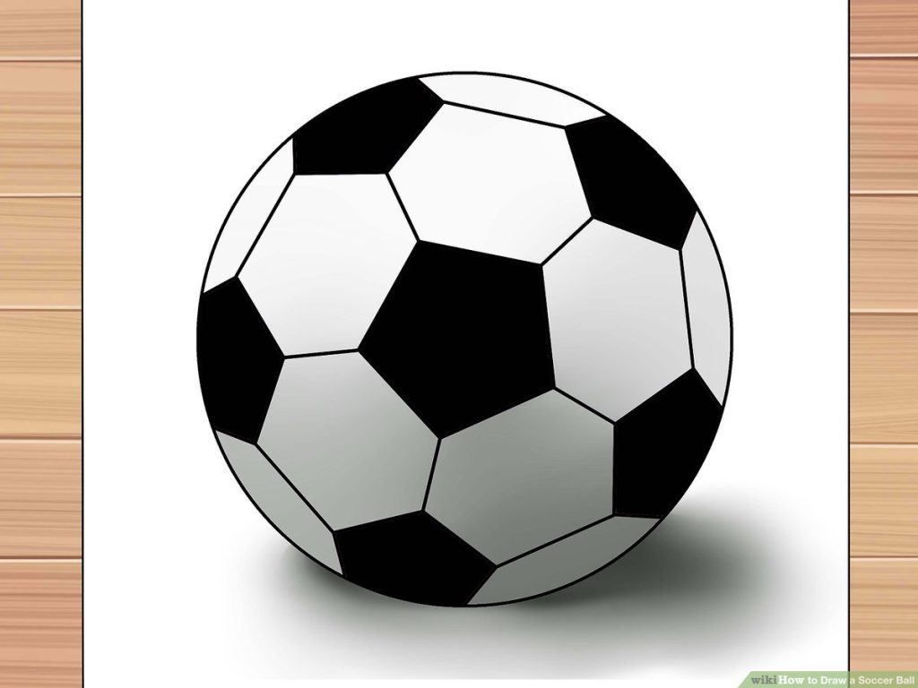 How to Draw a Soccer Ball