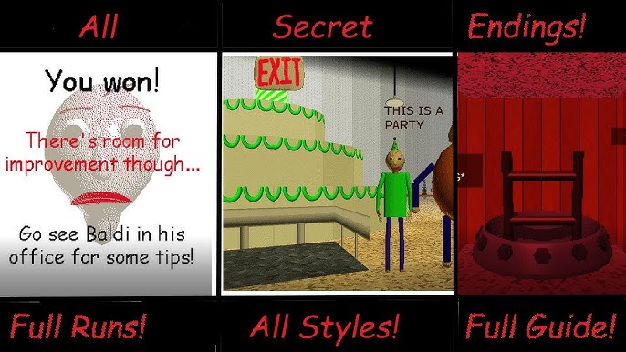 How to Get the Running Baldi Glitch