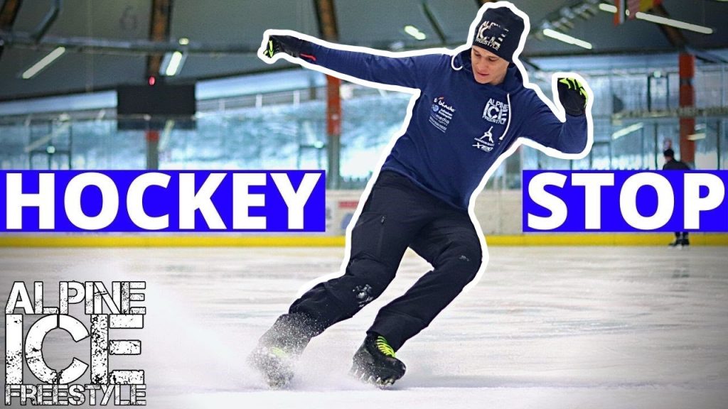 How to Hockey Stop on Ice Skates