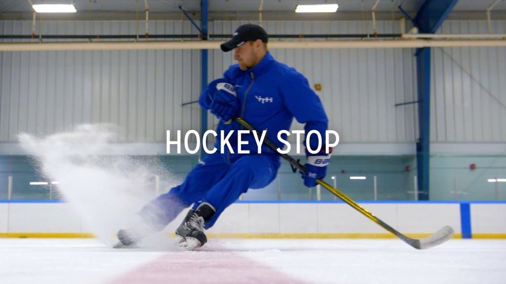 How to Stop in Ice Hockey