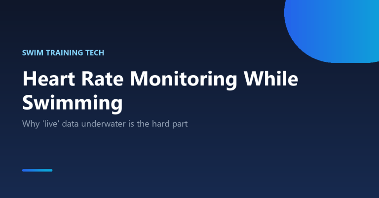 How to monitor heart rate while swimming: why Bluetooth fails underwater and what works