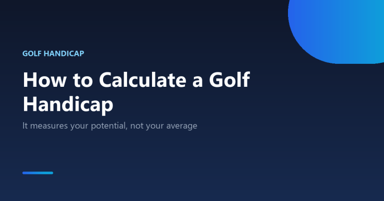How to calculate a golf handicap under the World Handicap System explained