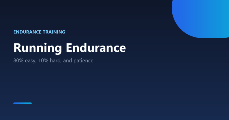 How to improve running endurance and stamina: the 80/20 rule, long runs and progression