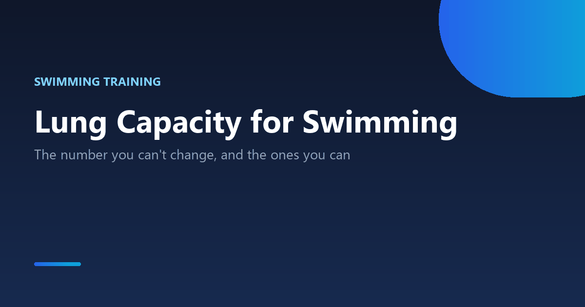 How to increase lung capacity for swimming: CO2 tolerance, breath control and drills