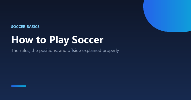 How to play soccer: rules, positions and the offside rule explained for beginners