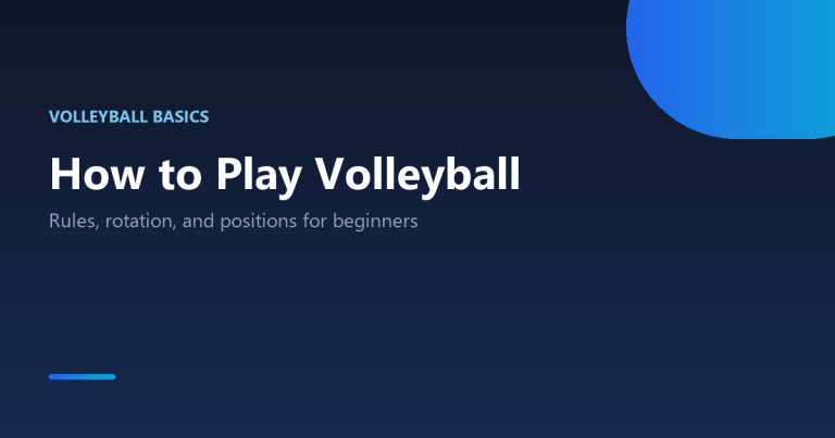 How to play volleyball: beginner guide to rules, rotation and positions