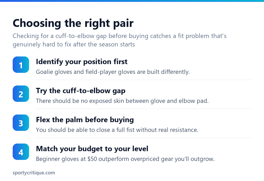 Steps to choose the right lacrosse gloves