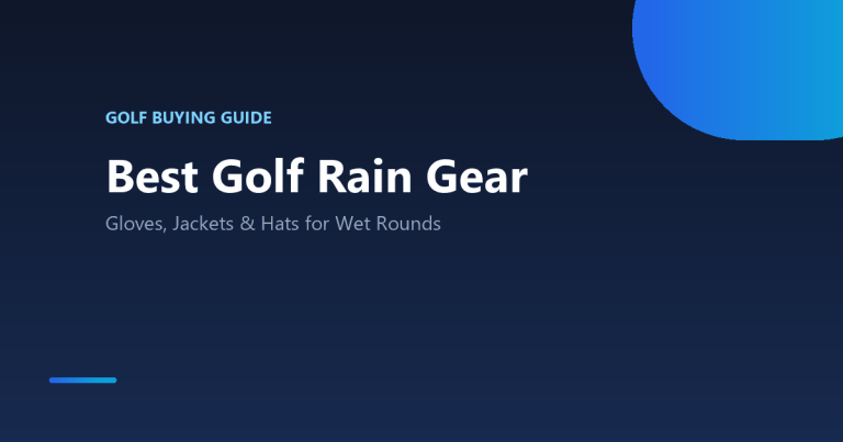 Best golf rain gear gloves jackets and hats for wet rounds