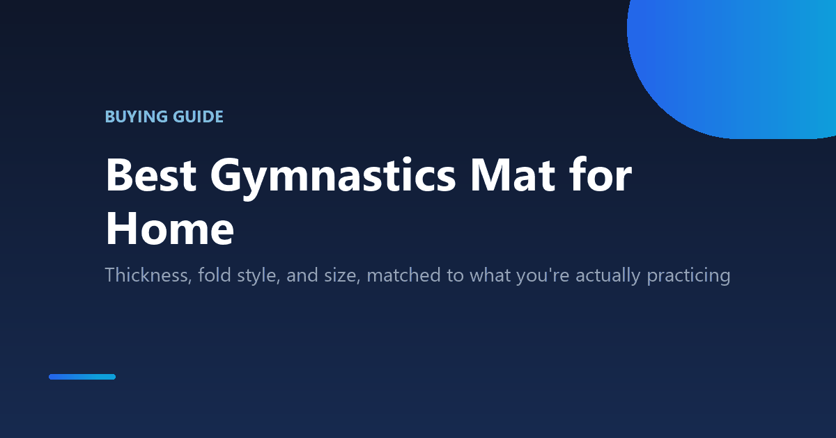 Best gymnastics mat for home tumbling