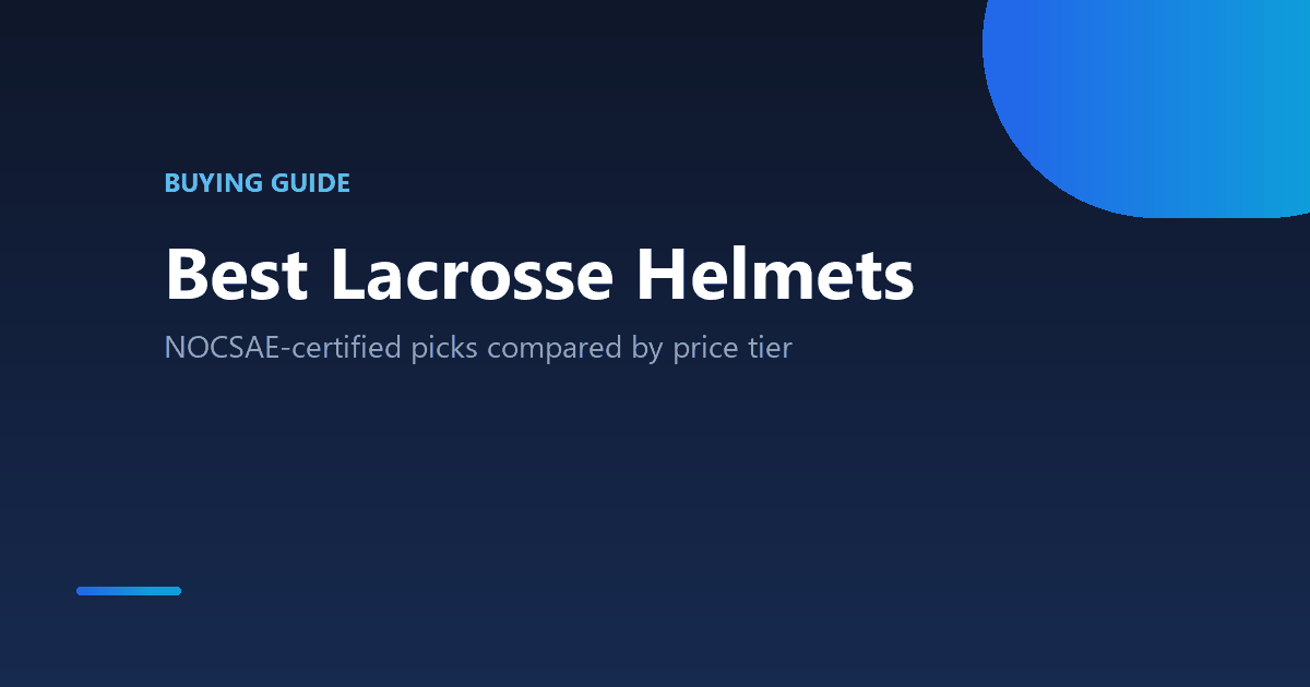Best lacrosse helmets compared by price tier