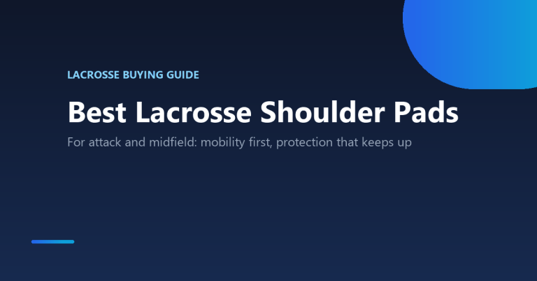 Best lacrosse shoulder pads for attack and midfield