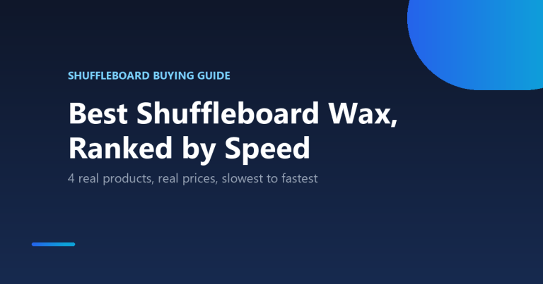 Best shuffleboard wax and powder ranked by speed rating