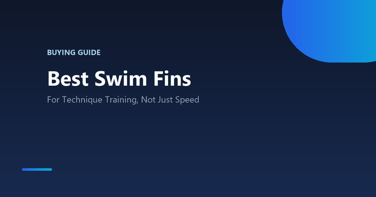 Best swim fins for technique training