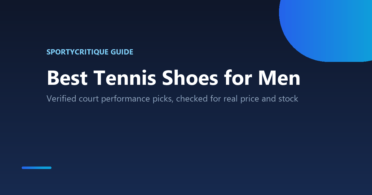 Best tennis shoes for men for on-court performance