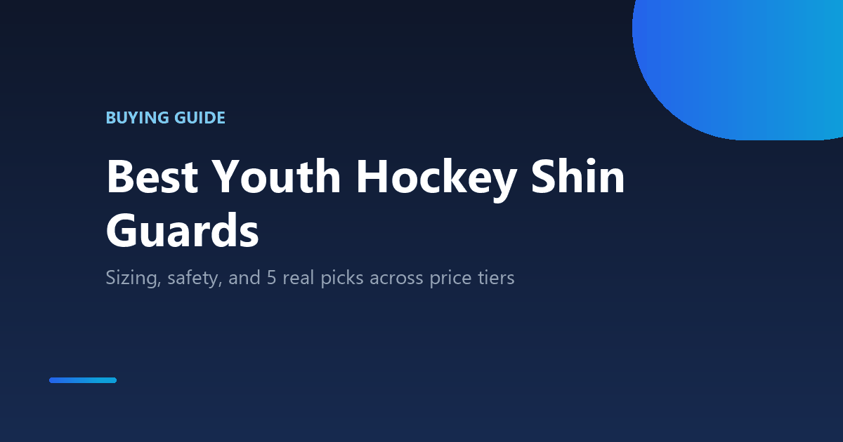 Best youth hockey shin guards buying guide