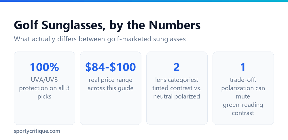 Key facts comparing golf sunglasses lens types and pricing