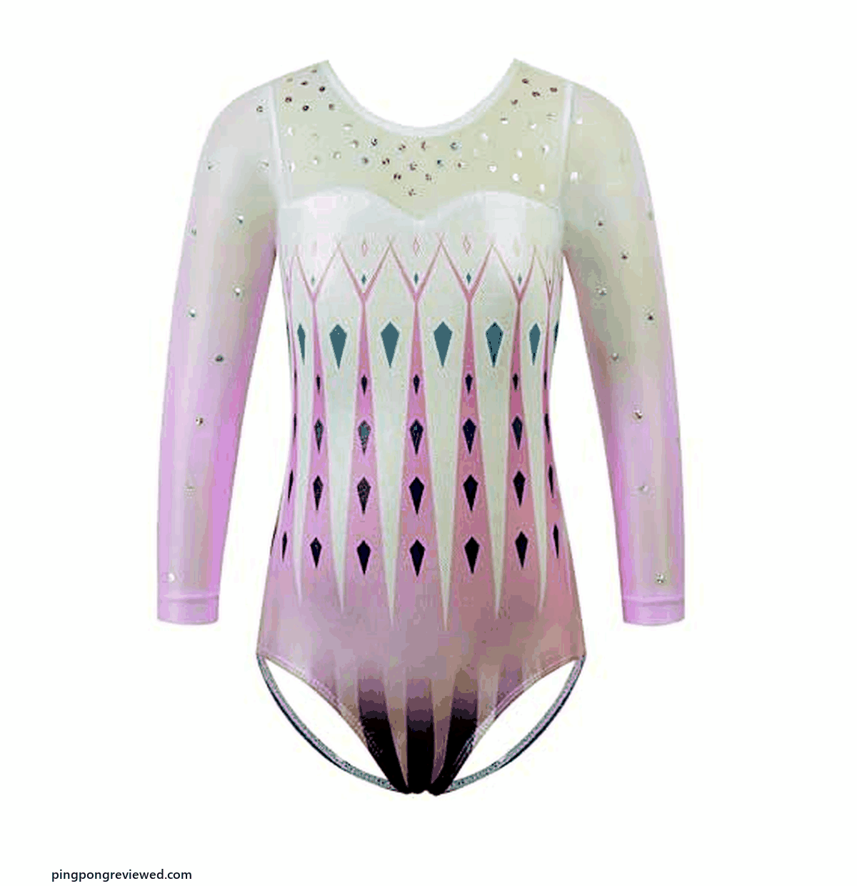 Moisture-wicking practice leotard for gymnastics training