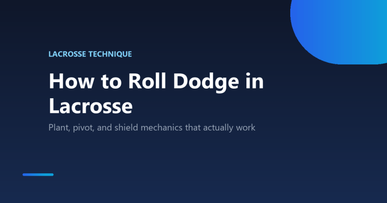 How to roll dodge in lacrosse technique guide
