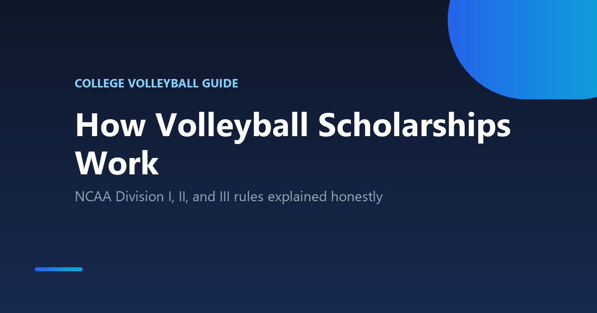 College volleyball players competing in an NCAA match