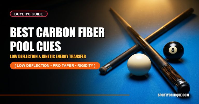 Best Carbon Fiber Pool Cues: Deflection, Taper & Power Benchmarks